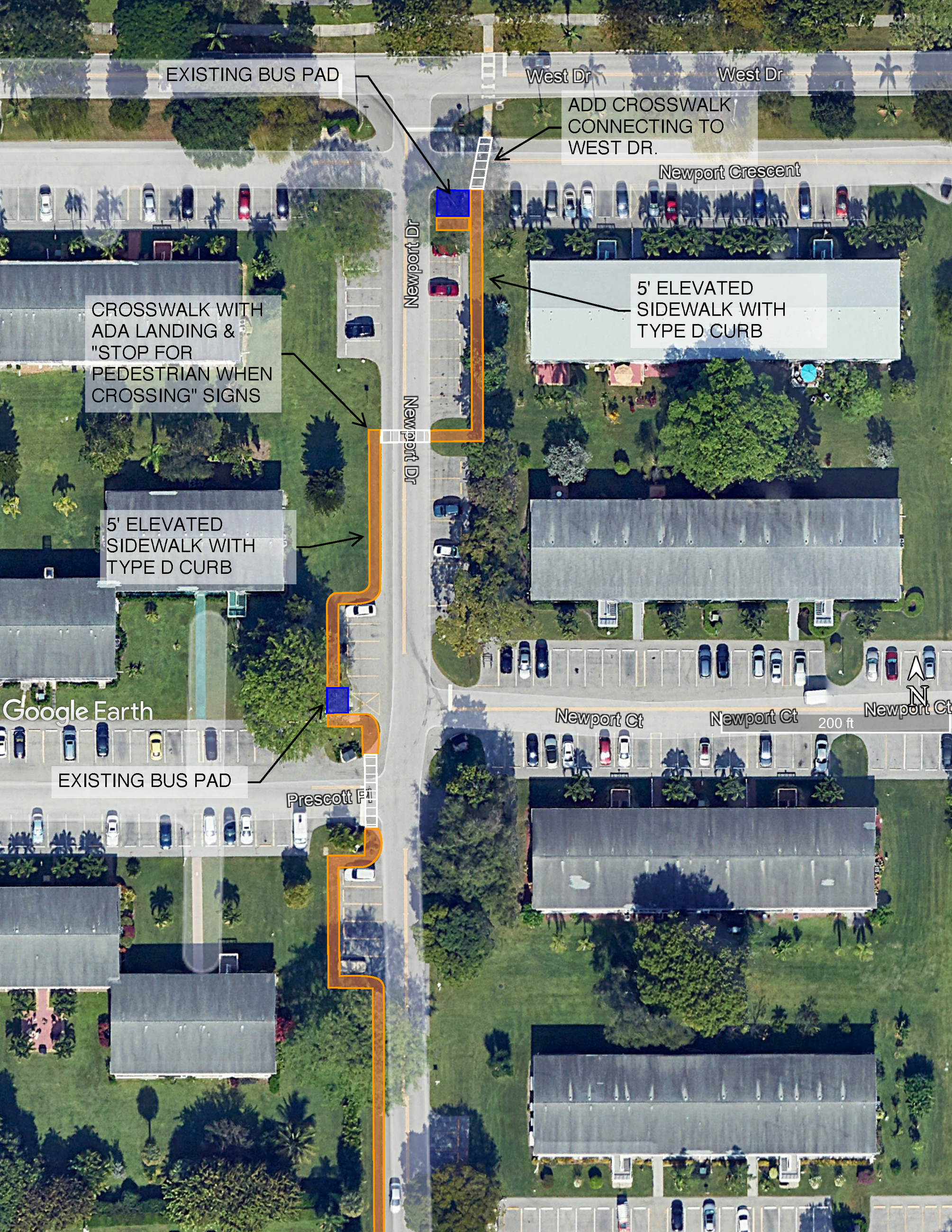 MULTIPATH WALKWAYS - PROPOSED SIDEWALK NEWPORT DR._Page_1