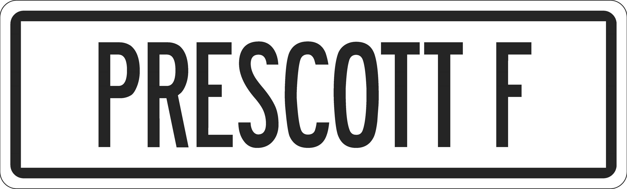 Traffic Sign - Prescott Example